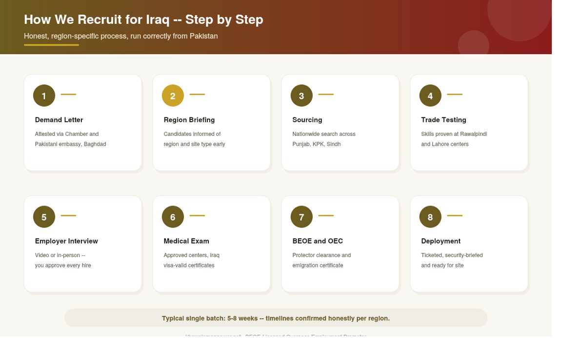 recruitment agency in pakistan for iraq